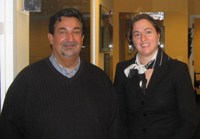 Ted Leonsis with Rebecca
